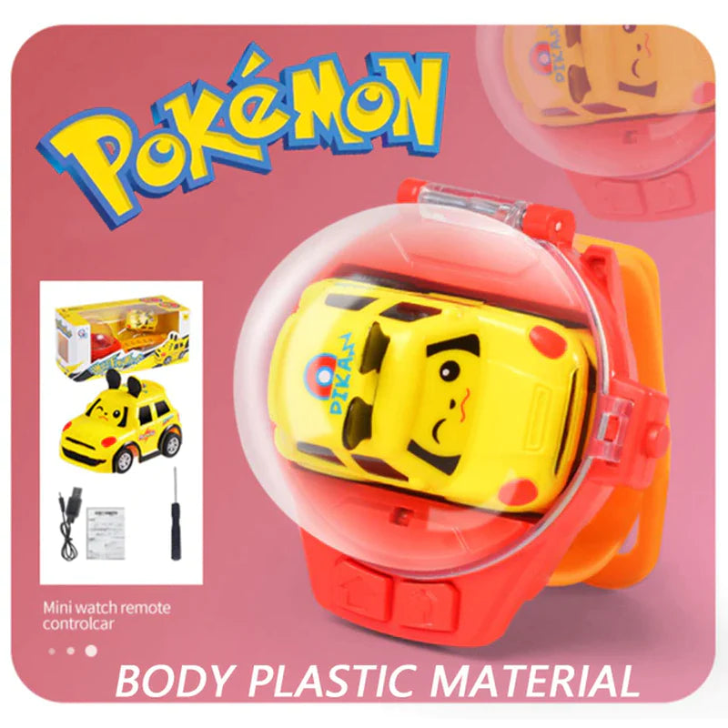 Pikachu Themed Mini RC Tank - 2.4G Remote Control Car , Perfect Christmas Gift!