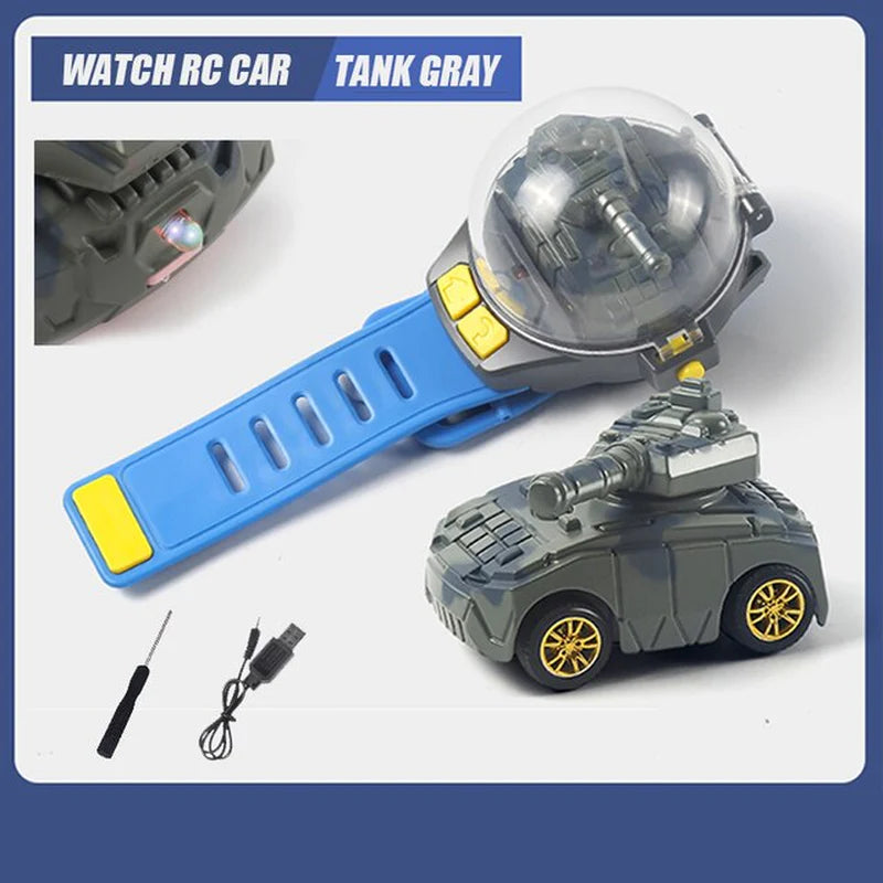 Pikachu Themed Mini RC Tank - 2.4G Remote Control Car , Perfect Christmas Gift!