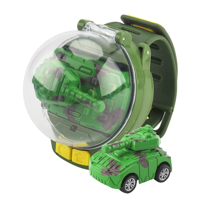 Pikachu Themed Mini RC Tank - 2.4G Remote Control Car , Perfect Christmas Gift!