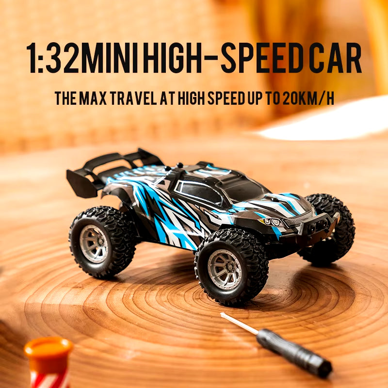 1/32 Mini High Speed Drift Racing a RC Car Off-Road Remote Control Cars Toys Boys Luminescent Led Light Radio Controlled 9115M