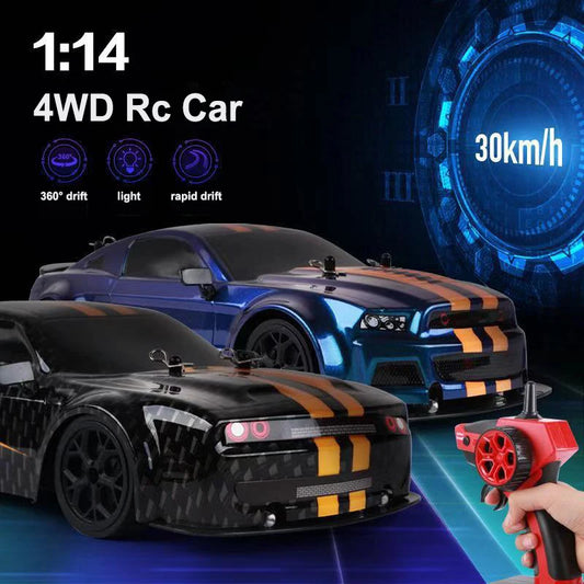 1:14 High-Speed Drift Remote Control Car 30Km/H 4Wd Remote Control Racing Car 2.4G Remote Control Car Children'S Toy Gift