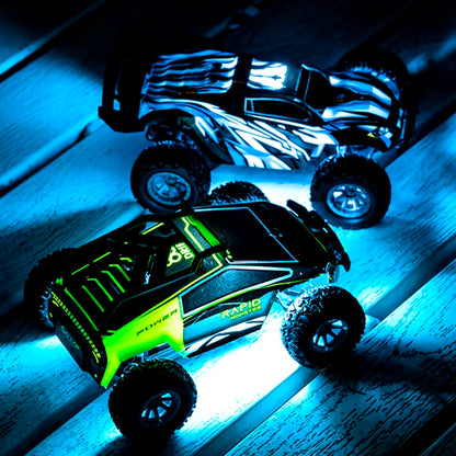 1/32 Mini High Speed Drift Racing a RC Car Off-Road Remote Control Cars Toys Boys Luminescent Led Light Radio Controlled 9115M