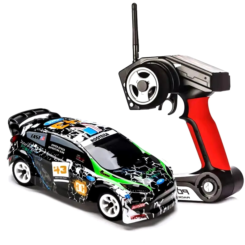 K989 1:28 4WD 2.4G Mini RC Racing Car High Speed Off-Road Remote Control Drift Toys Alloy Vehicle for Children Kids Gift