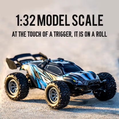 1/32 Mini High Speed Drift Racing a RC Car Off-Road Remote Control Cars Toys Boys Luminescent Led Light Radio Controlled 9115M